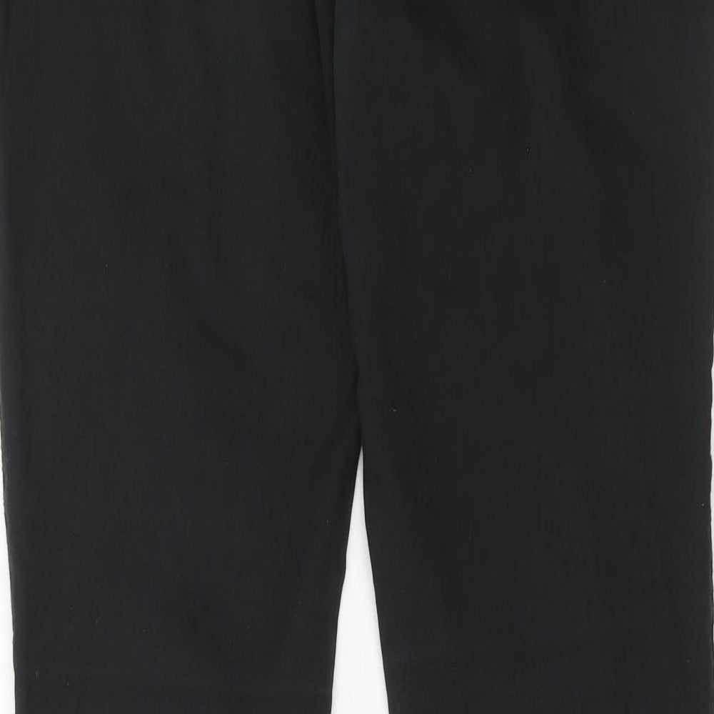 H&M Womens Black Cotton Skinny Jeans Size 16 Regular