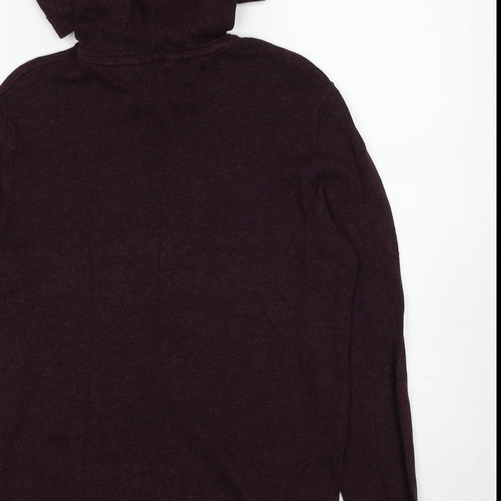 H&M Boys Red Cotton Pullover Hoodie Size 14-15 Years Pullover - New York