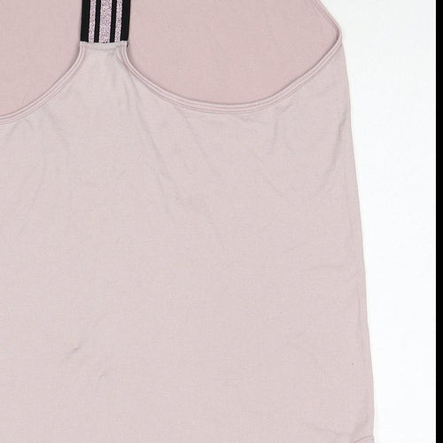 Boux Womens Pink Polyester Pullover Tank Size S Round Neck Pullover