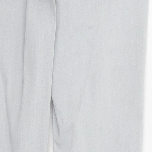 NEXT Womens Grey Cotton Jegging Jeans Size 6 Regular Zip