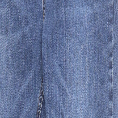 Hera Womens Blue Cotton Skinny Jeans Size 30 Regular Zip