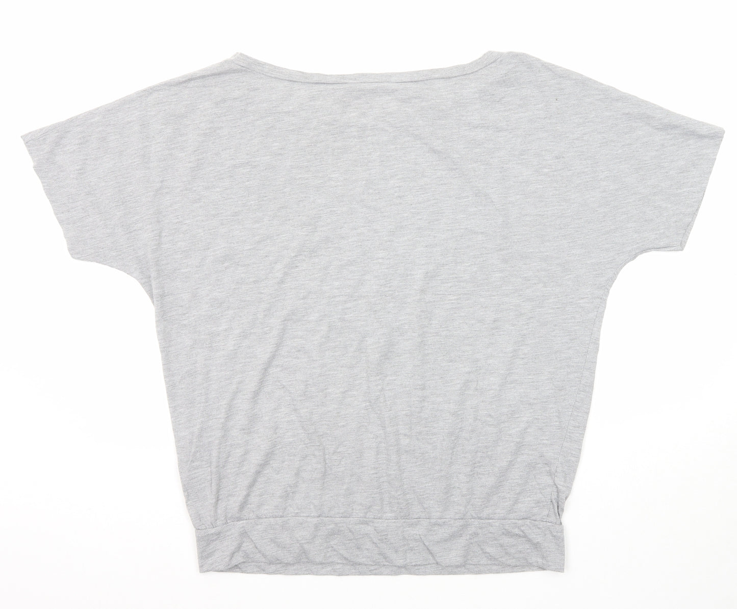 Pineapple Womens Grey Polyester Basic Blouse Size 16 Round Neck - Dance Rocks