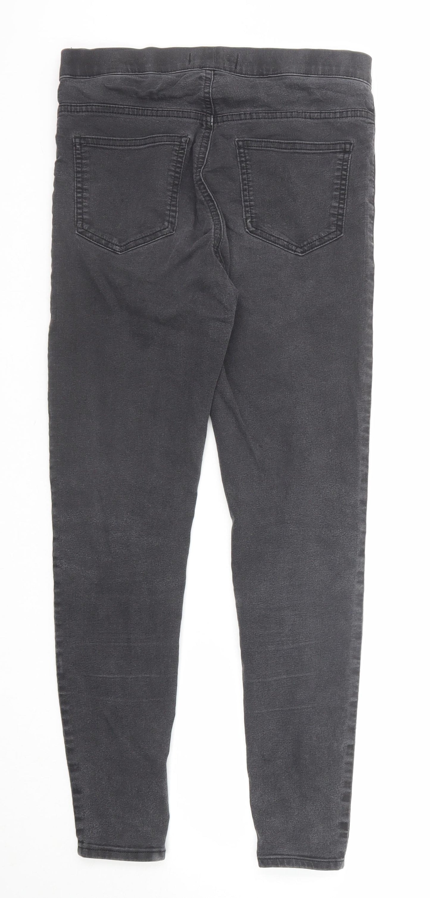 Marks and Spencer Womens Black Cotton Jegging Jeans Size 10 Regular