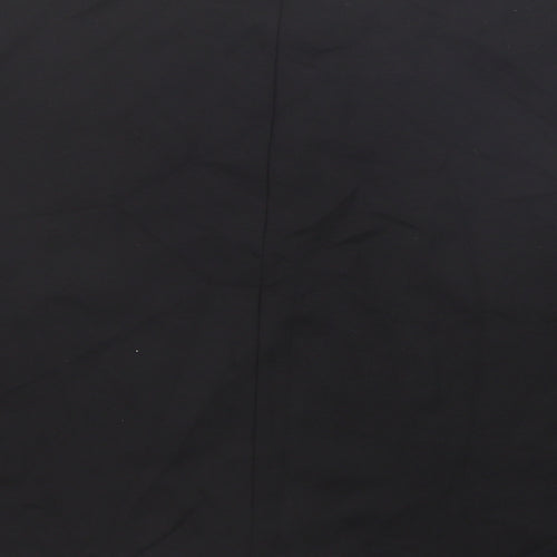 Dorothy Perkins Womens Black Viscose Swing Skirt Size 14