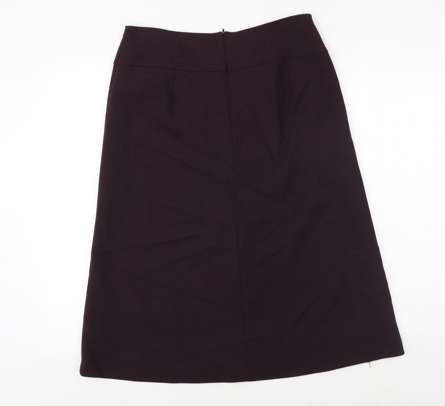Gerry Weber Womens Purple Polyester A-Line Skirt Size 30 in Buckle