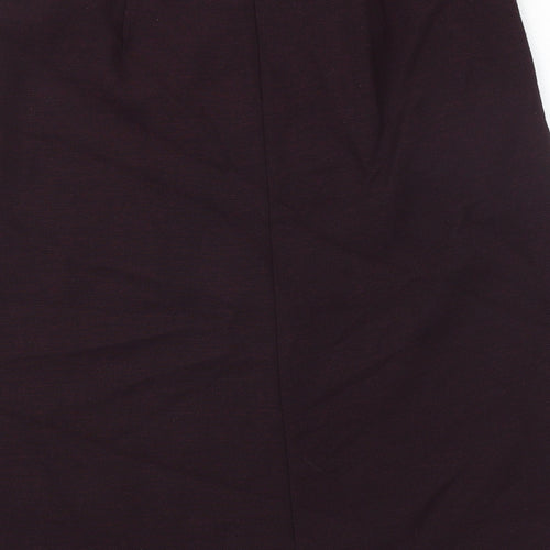 Gerry Weber Womens Purple Polyester A-Line Skirt Size 30 in Buckle