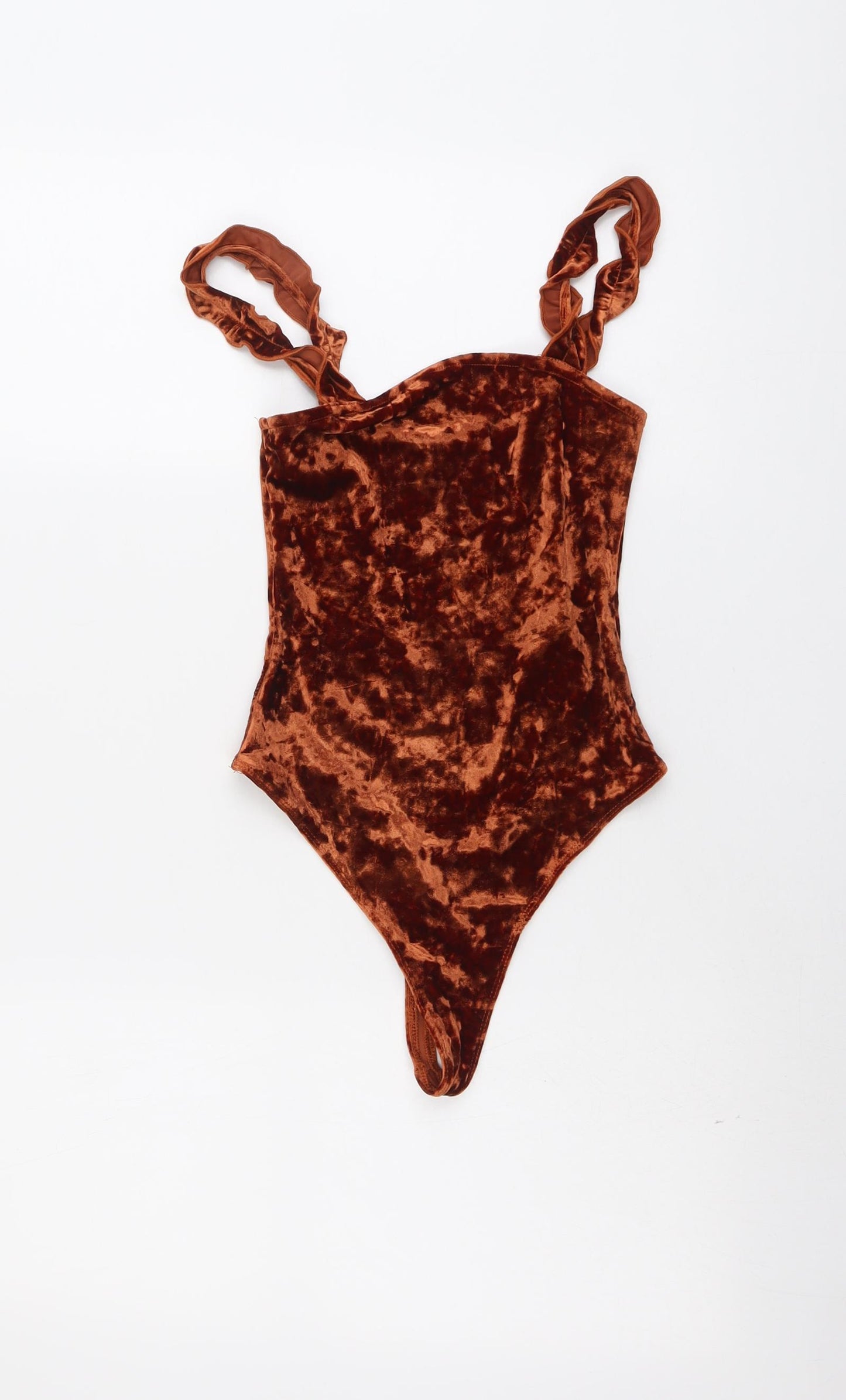 Urban Outfitters Womens Brown Polyester Bodysuit One-Piece Size S Pullover