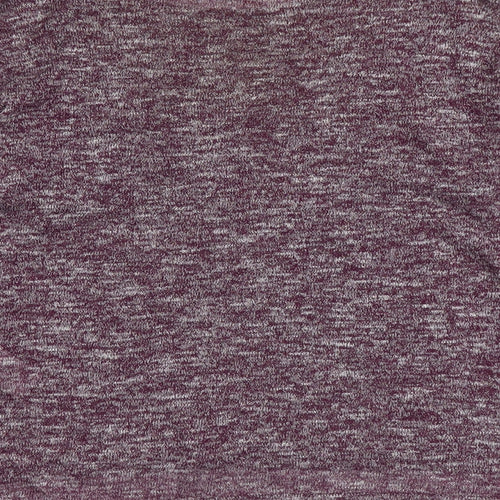 H&M Womens Purple Boat Neck Polyester Pullover Jumper Size XS