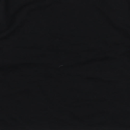 River Island Mens Black V-Neck Wool Pullover Jumper Size M Long Sleeve
