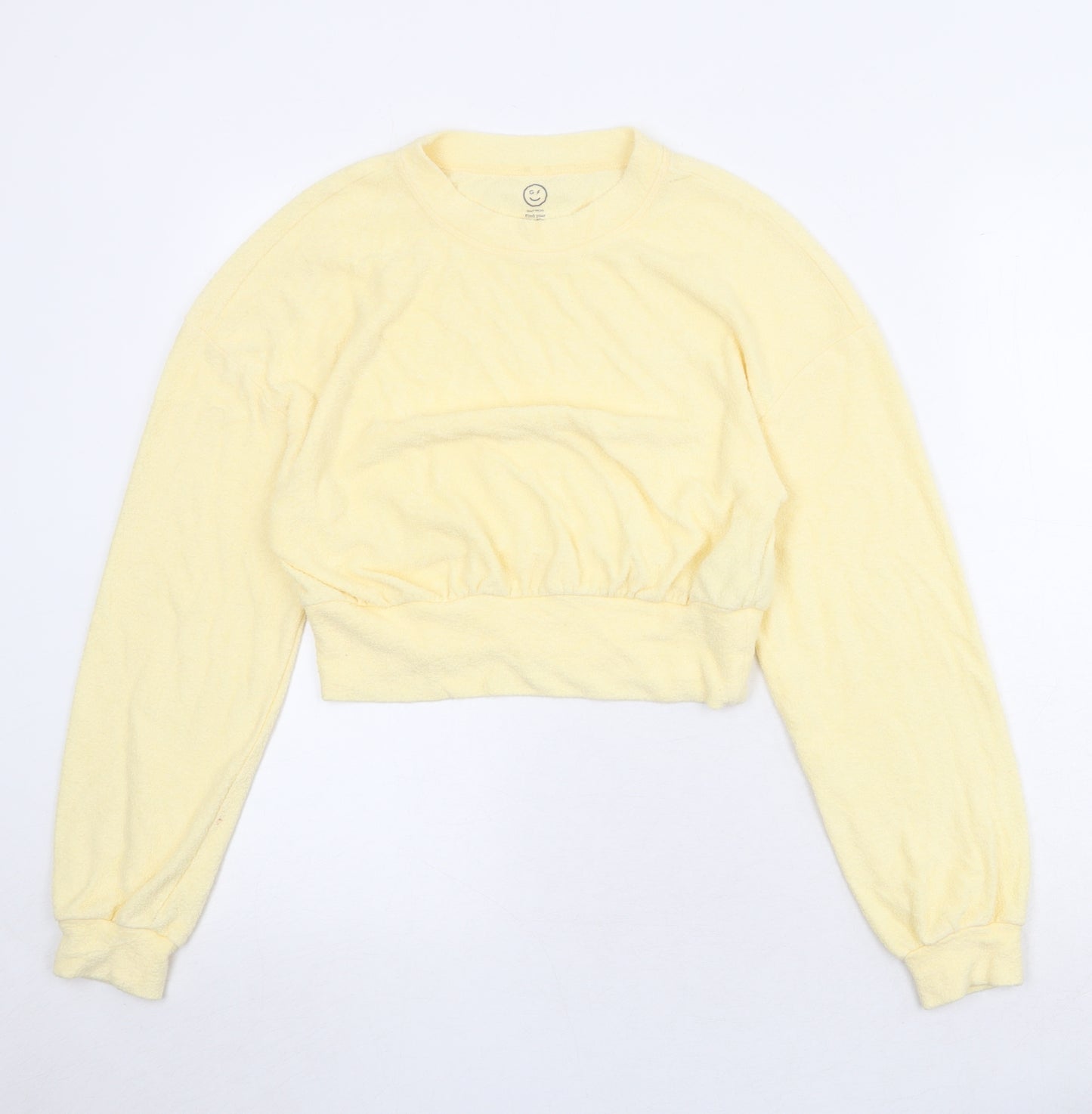 Gilly Hicks Womens Yellow Viscose Pullover Sweatshirt Size XS Pullover
