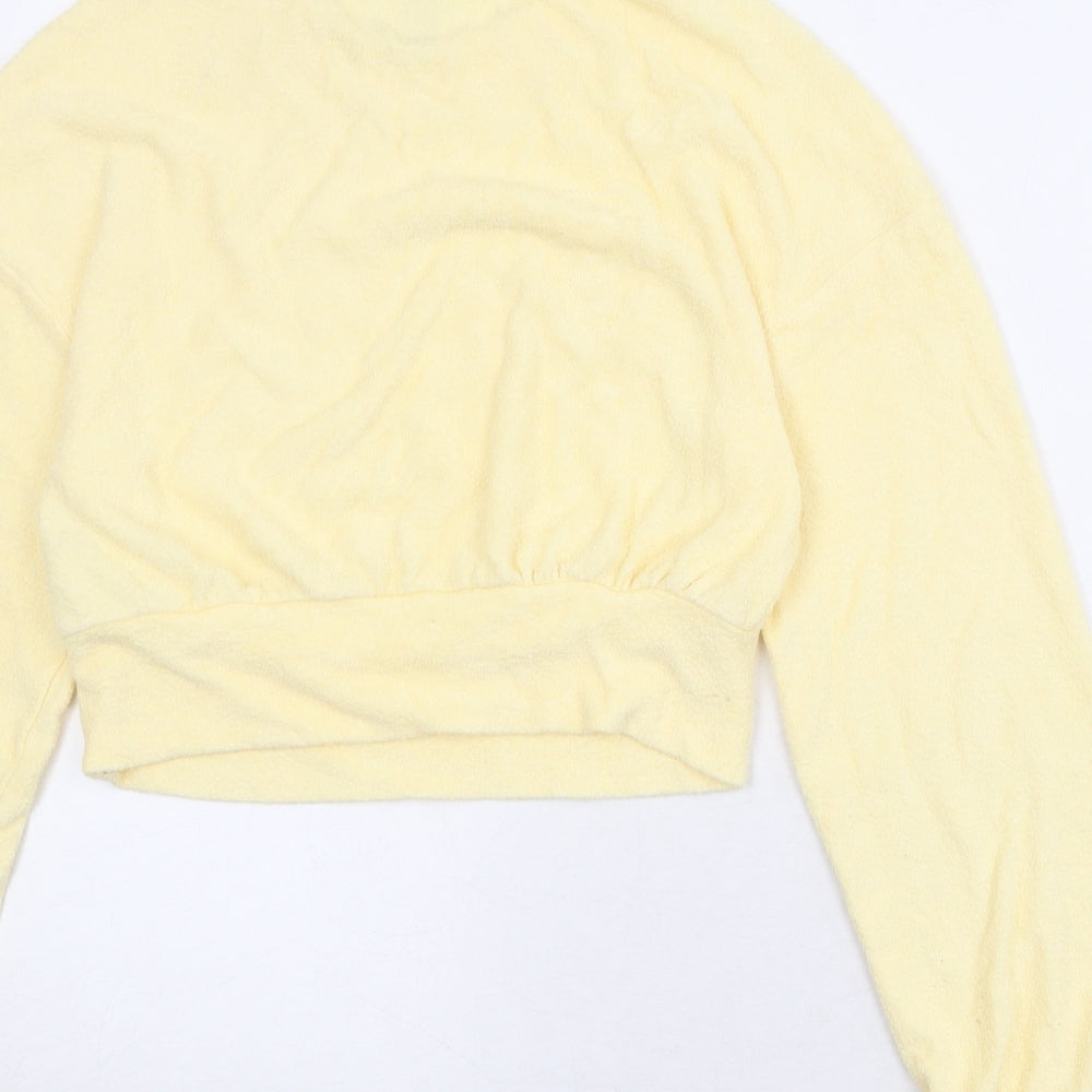 Gilly Hicks Womens Yellow Viscose Pullover Sweatshirt Size XS Pullover