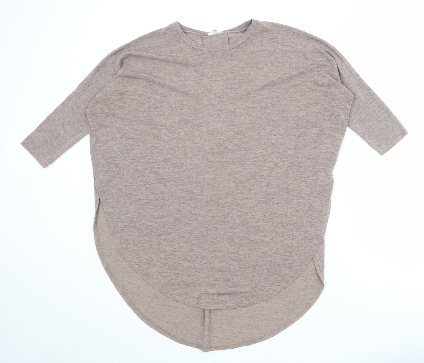 River Island Womens Pink Round Neck Polyester Pullover Jumper Size 10