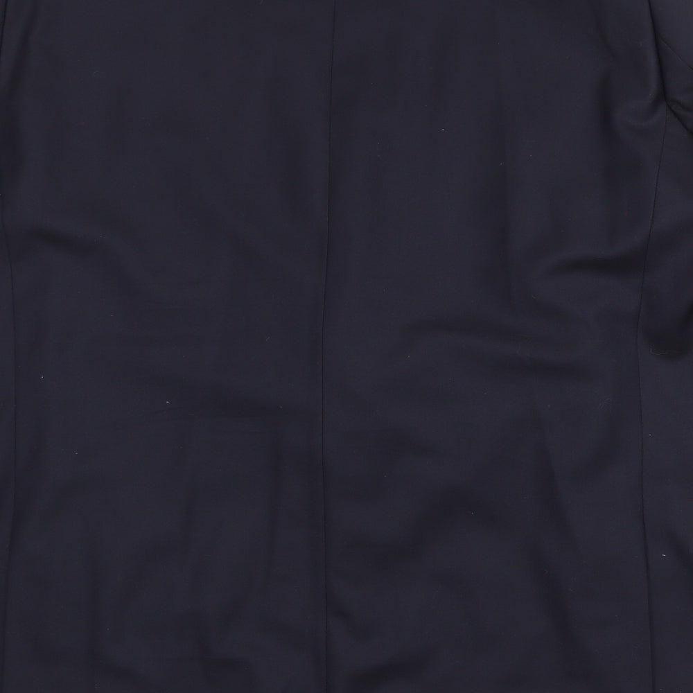 Taylor Rae Mens Blue Wool Jacket Blazer Size 48 Regular