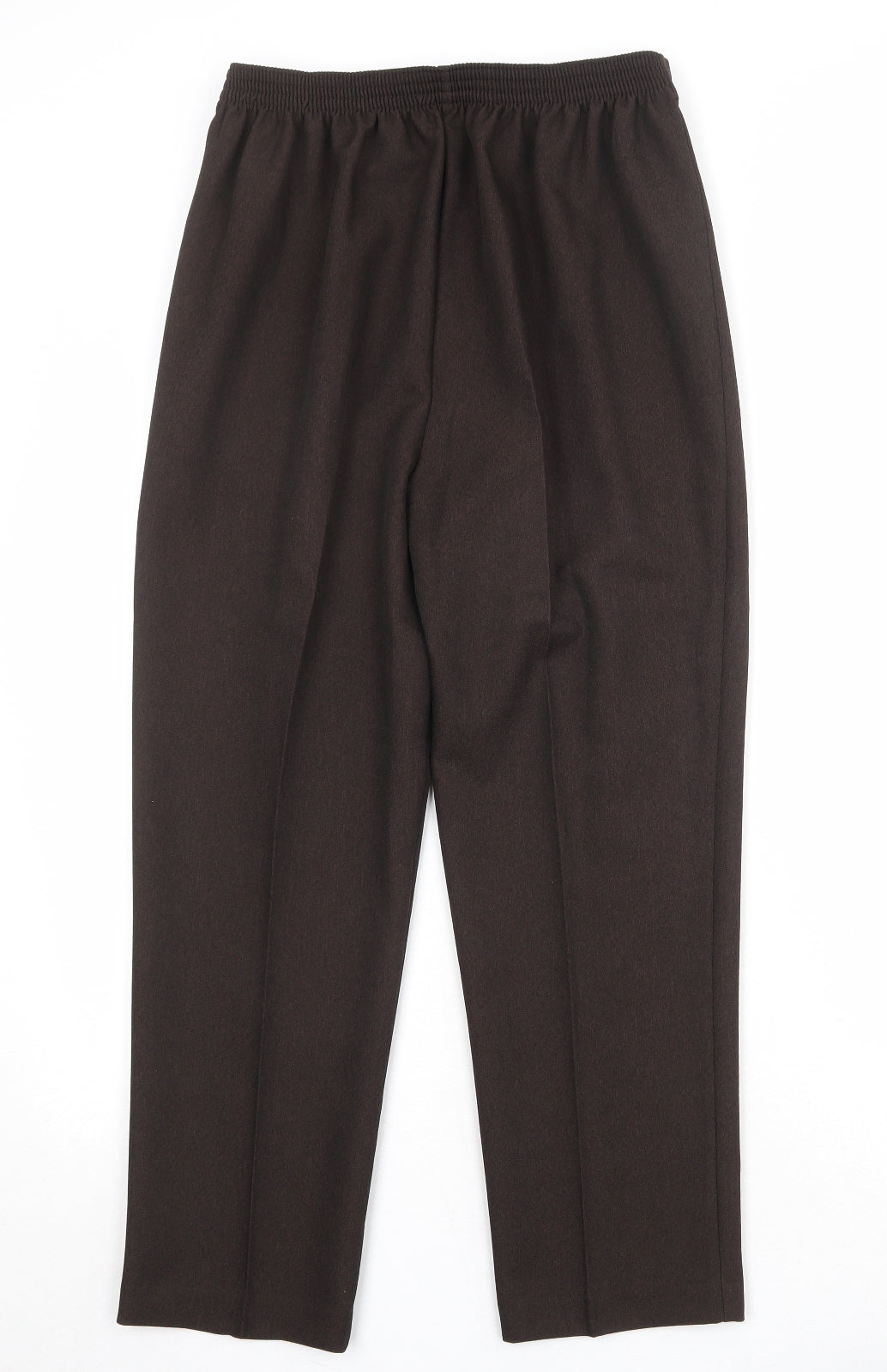 Berkertex Womens Brown Polyester Trousers Size 12 Regular