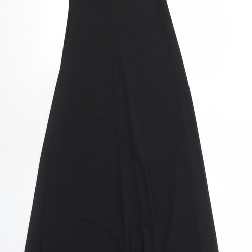 First Avenue Womens Black Polyester Maxi Size 10 Off the Shoulder Pullover