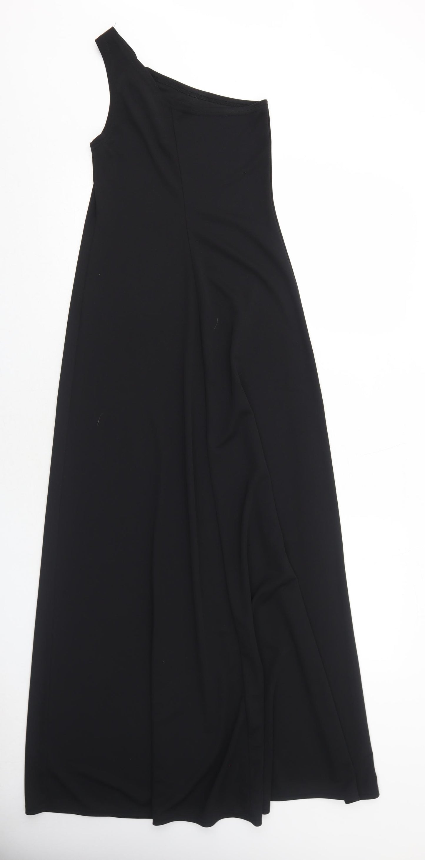 First Avenue Womens Black Polyester Maxi Size 10 Off the Shoulder Pullover