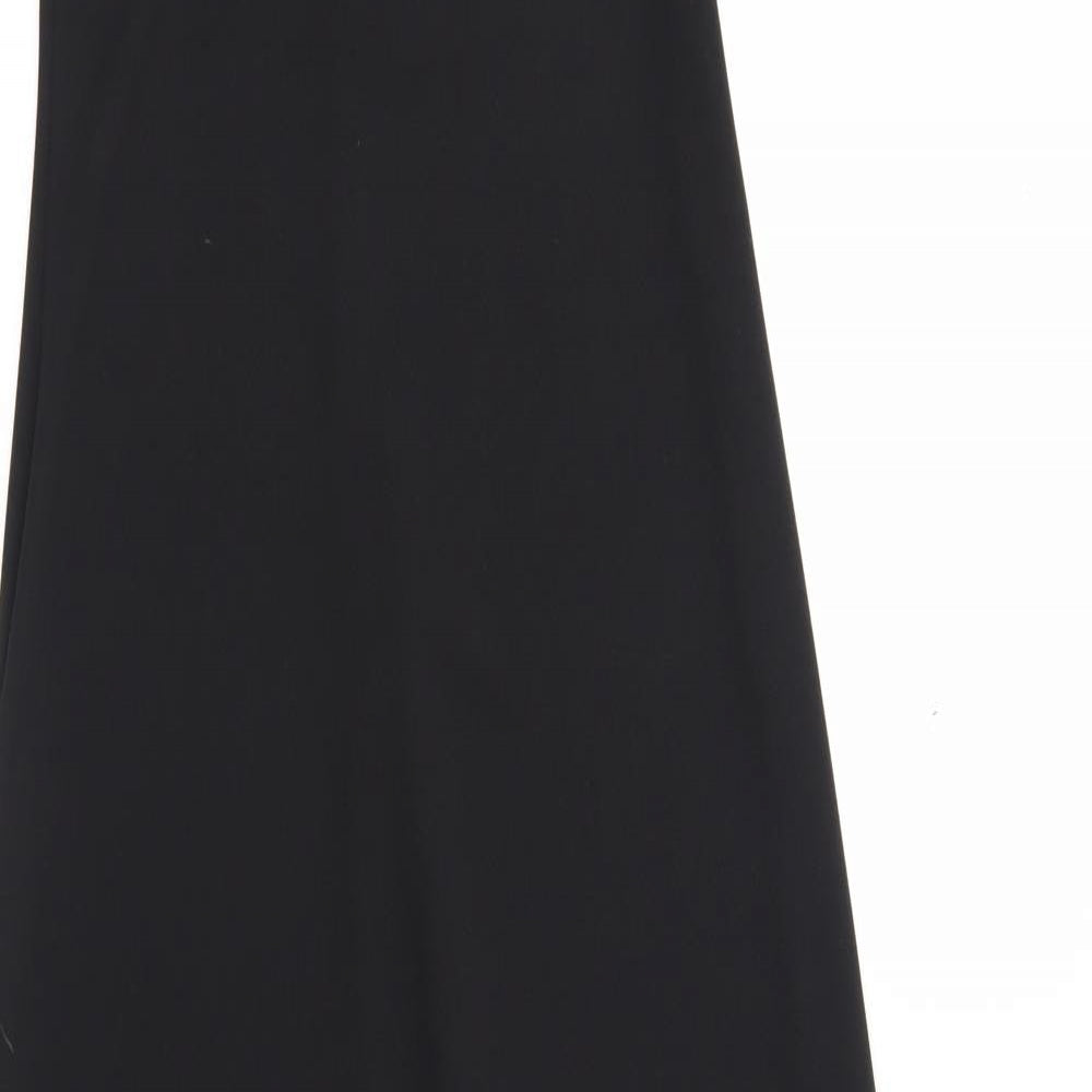 First Avenue Womens Black Polyester Maxi Size 10 Off the Shoulder Pullover
