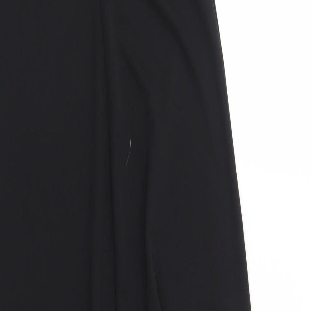 First Avenue Womens Black Polyester Maxi Size 10 Off the Shoulder Pullover