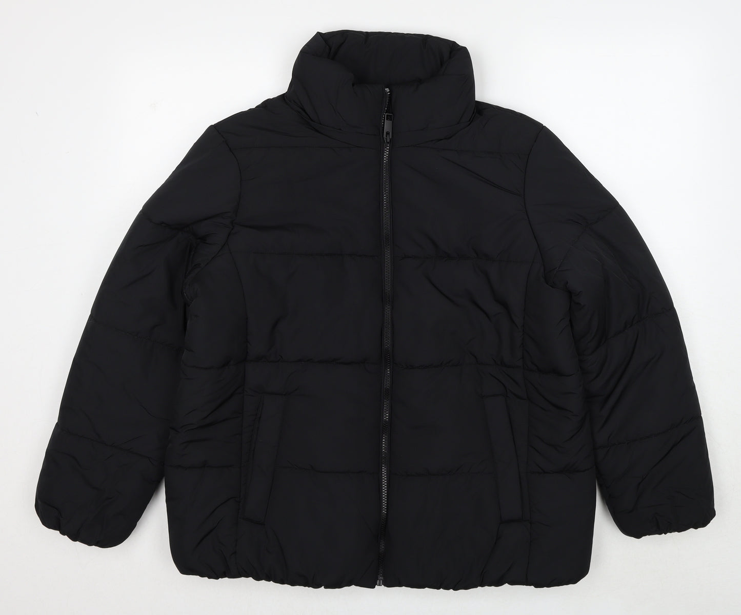 Marks and Spencer Womens Black Puffer Jacket Jacket Size 16 Zip