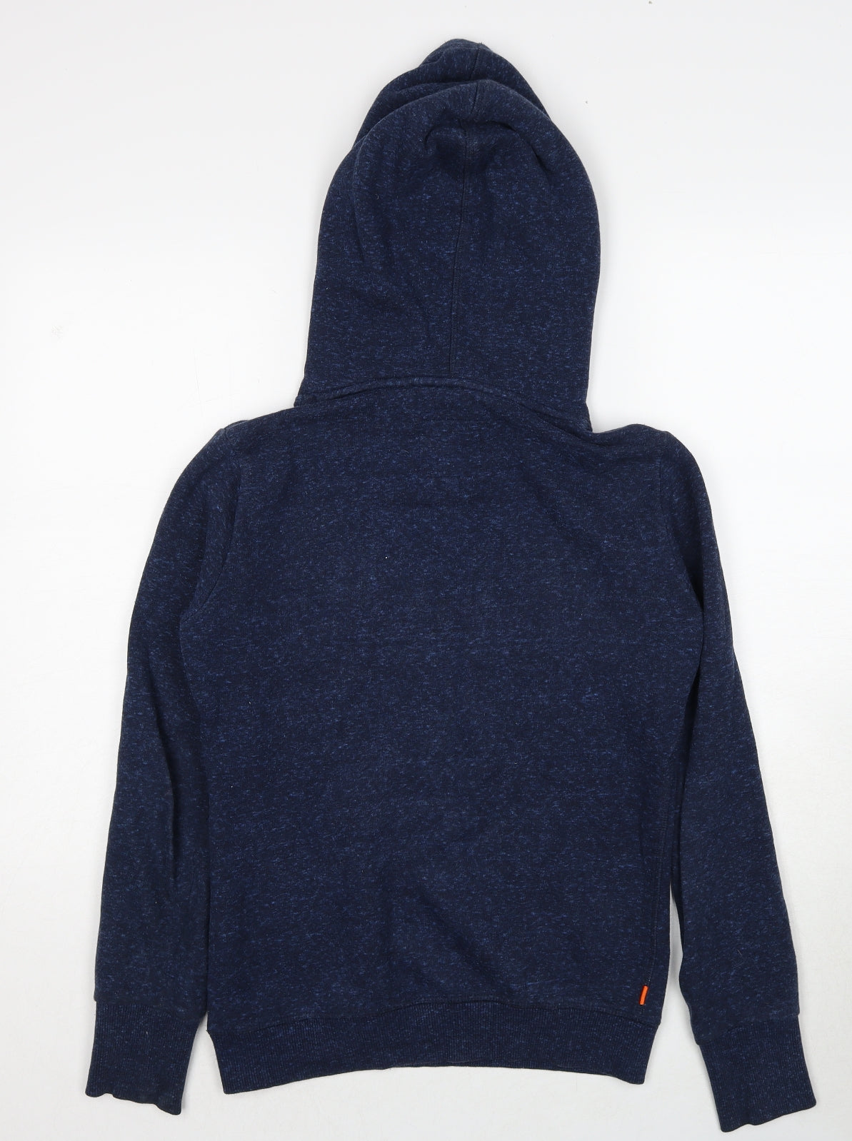 Superdry Womens Blue Cotton Pullover Hoodie Size XS Zip