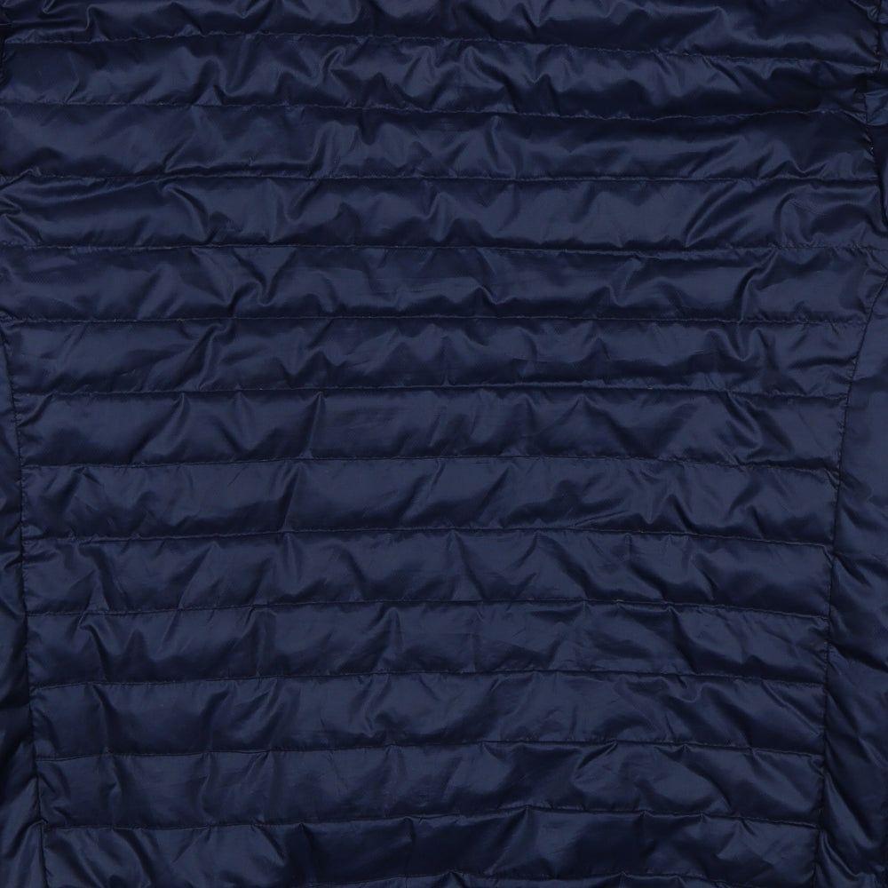 Frederik Anderson Copenhagen Mens Blue Quilted Jacket Size XL Zip