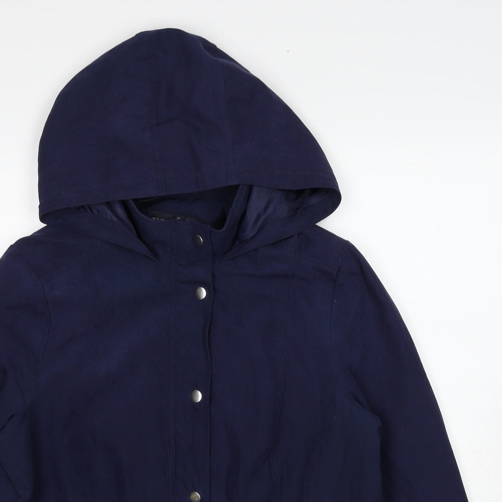 BHS Womens Blue Jacket Size 14 Zip