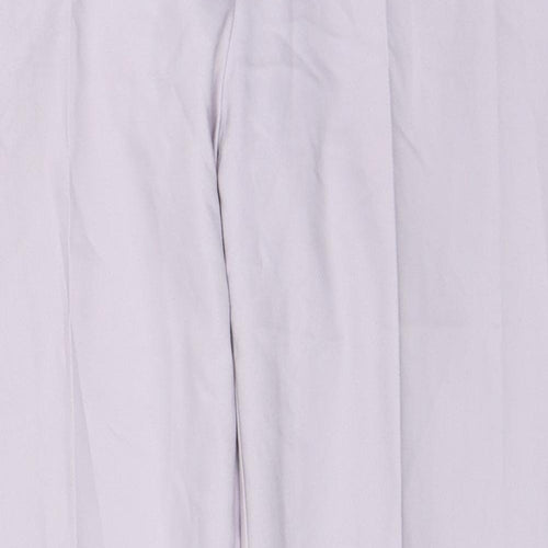 River Island Womens Pink Cotton Chino Trousers Size 12 Regular Zip
