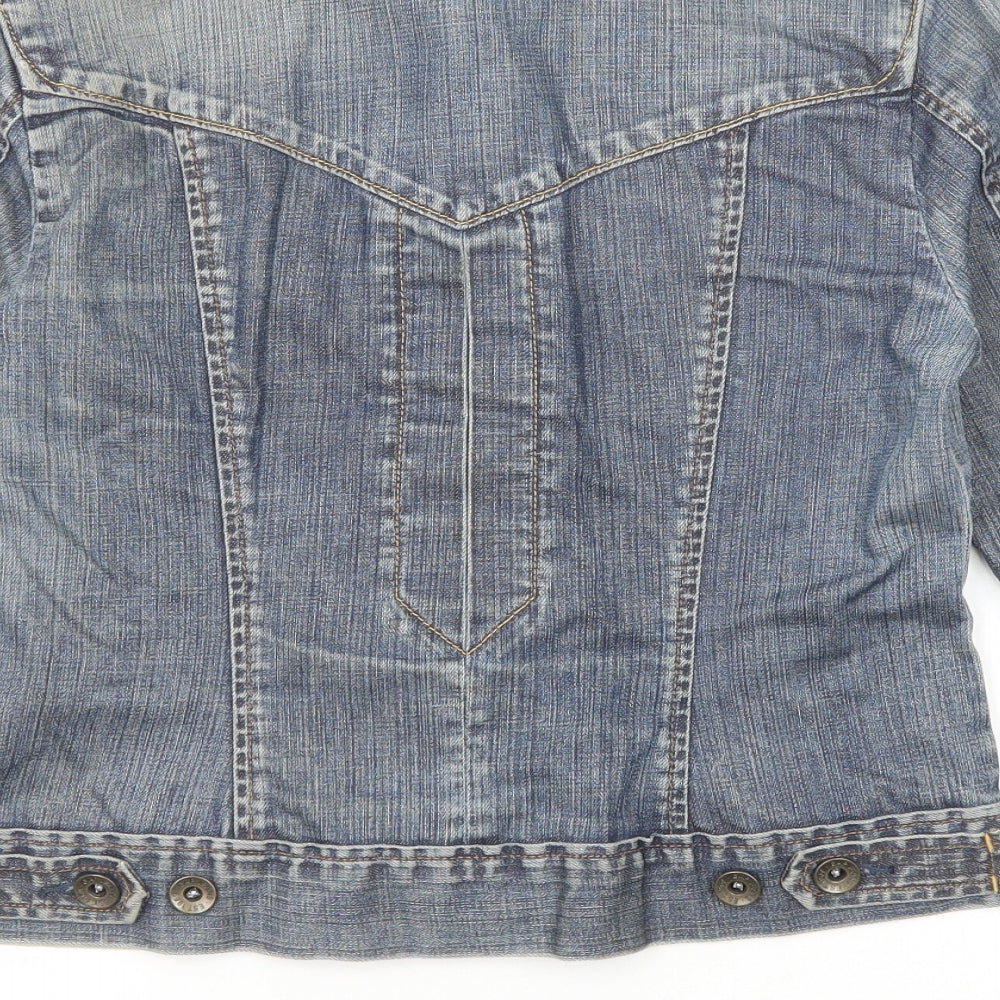 Gap Womens Blue Jacket Size XS Button