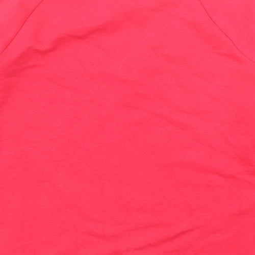 bonprix Womens Pink Cotton Pullover Sweatshirt Size S Pullover
