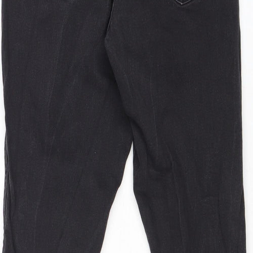 H&M Womens Grey Cotton Skinny Jeans Size 10 Regular Zip
