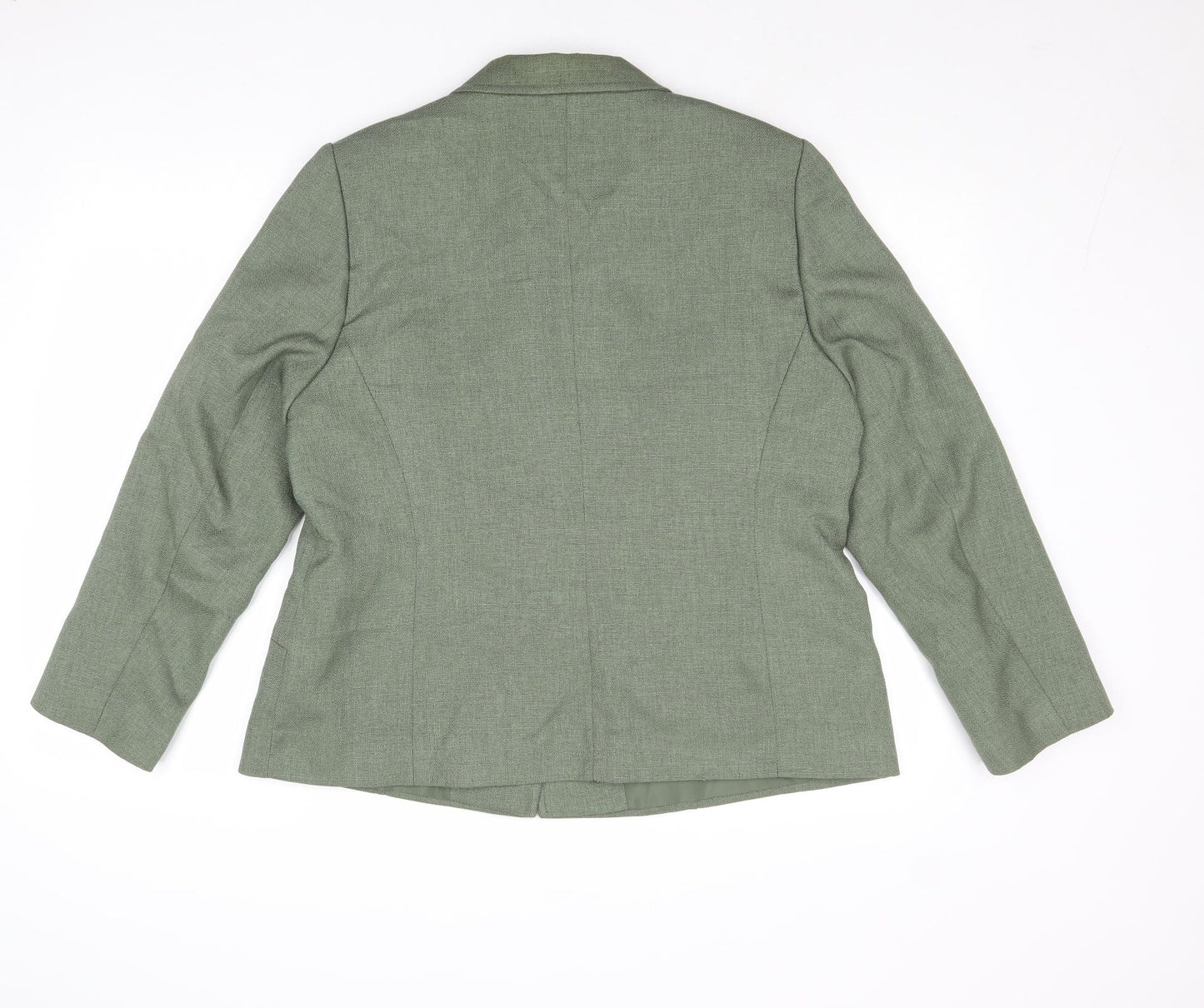 Eastex Womens Green Jacket Blazer Size 16