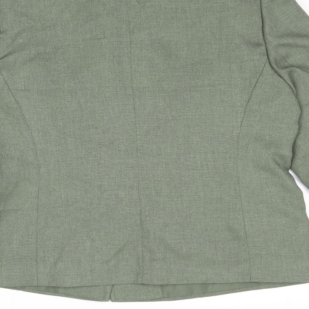 Eastex Womens Green Jacket Blazer Size 16