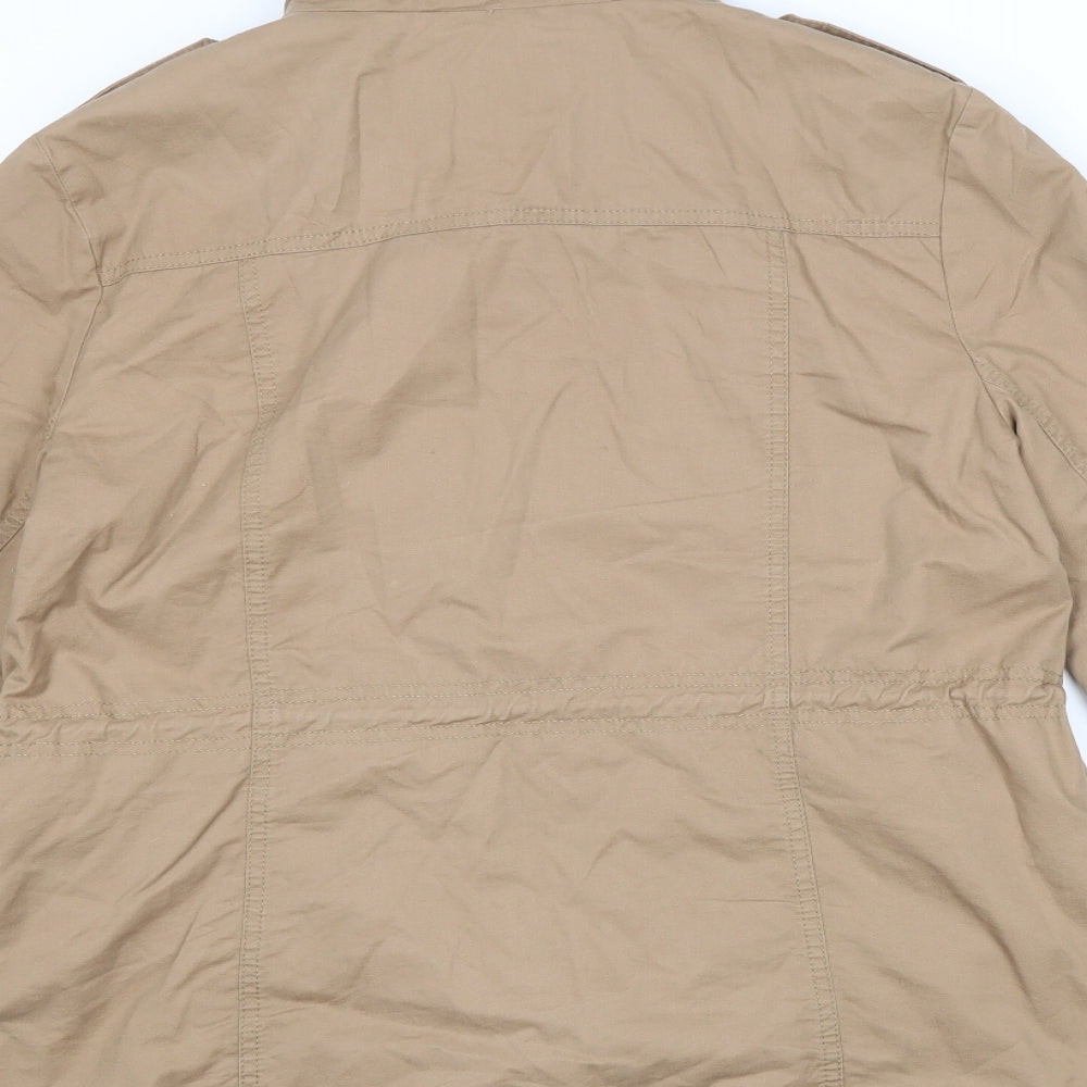 Indigo Womens Brown Jacket Size 14