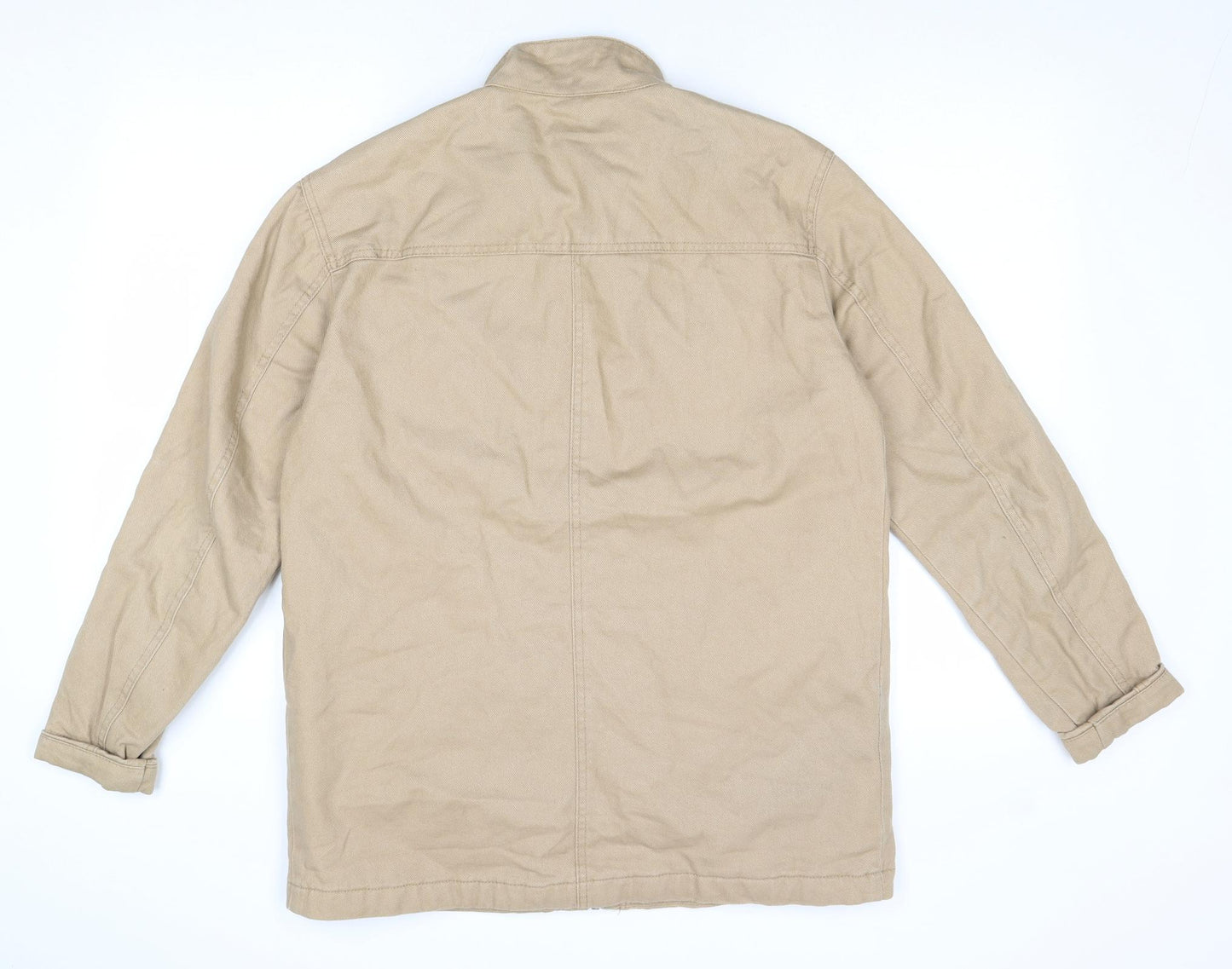 Divided by H&M Mens Beige Jacket Size S Zip