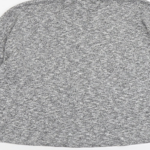 H&M Womens Grey High Neck Polyester Pullover Jumper Size S