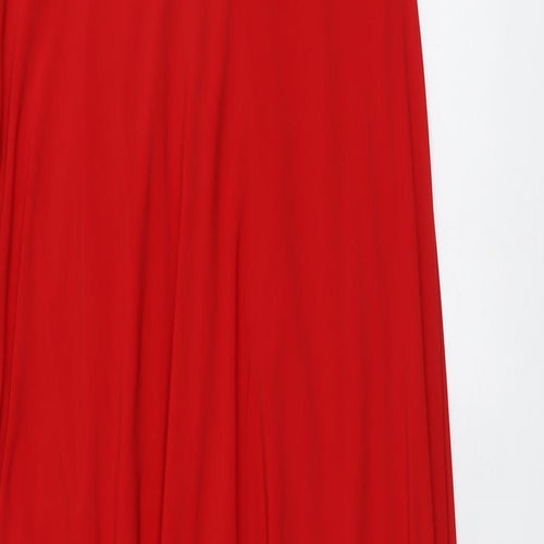 Debut Womens Red Polyester Trapeze & Swing Size 14 Sweetheart Zip