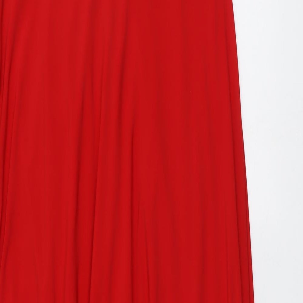 Debut Womens Red Polyester Trapeze & Swing Size 14 Sweetheart Zip