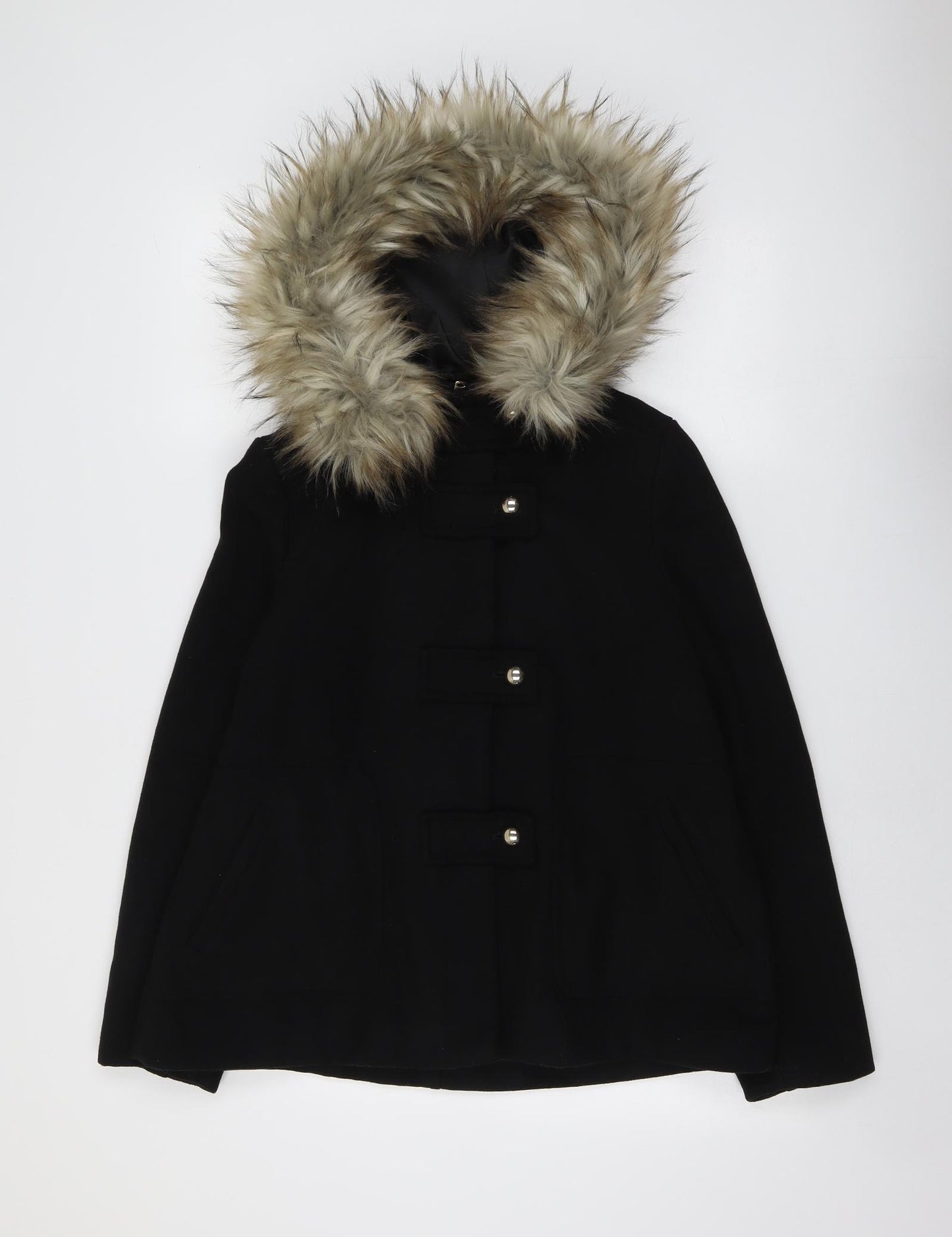Zara Womens Black Jacket Size M Zip