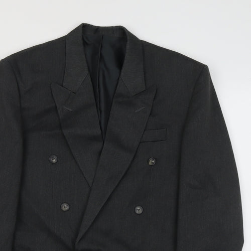 Wilson Mens Grey Polyester Jacket Suit Jacket Size S Regular