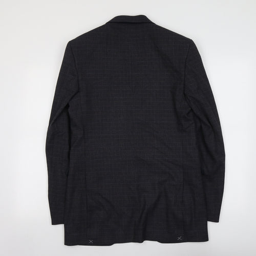 Marks and Spencer Mens Blue Polyester Jacket Suit Jacket Size M Regular