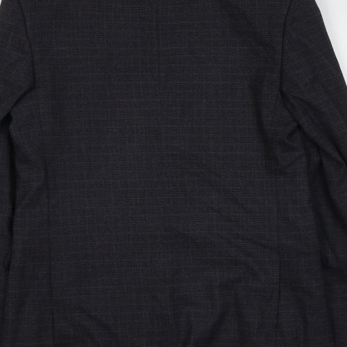 Marks and Spencer Mens Blue Polyester Jacket Suit Jacket Size M Regular