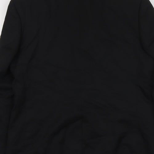 Marks and Spencer Mens Black Polyester Jacket Suit Jacket Size L Regular