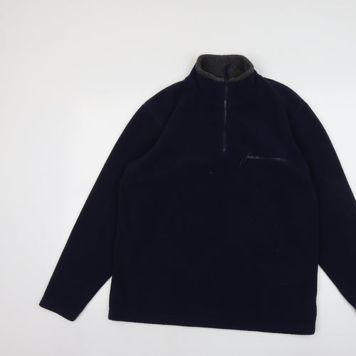 NEXT Mens Blue Polyester Pullover Sweatshirt Size S