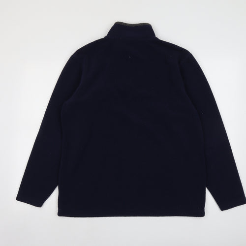 NEXT Mens Blue Polyester Pullover Sweatshirt Size S