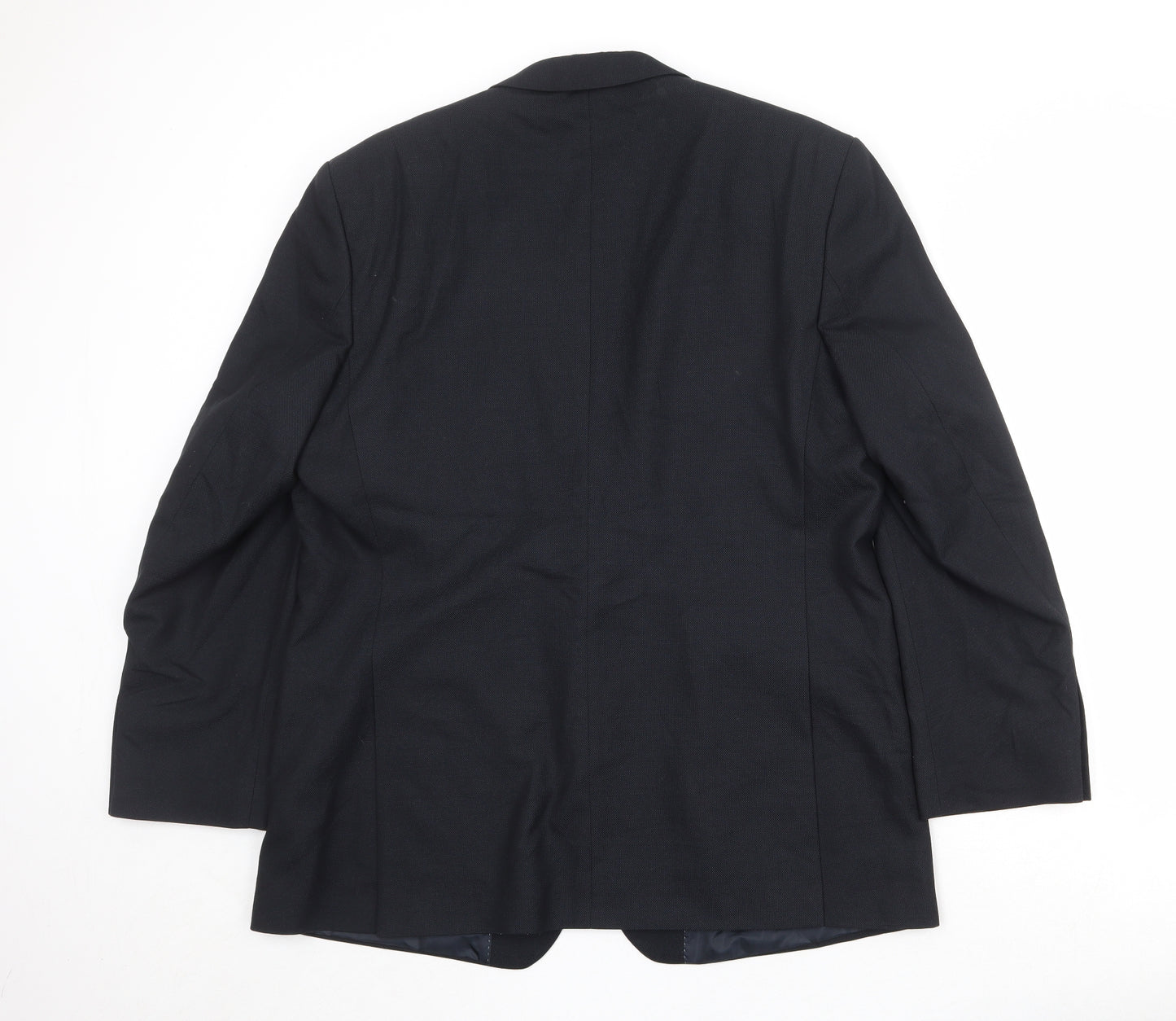 Burton Mens Black Polyester Jacket Suit Jacket Size 46 Regular