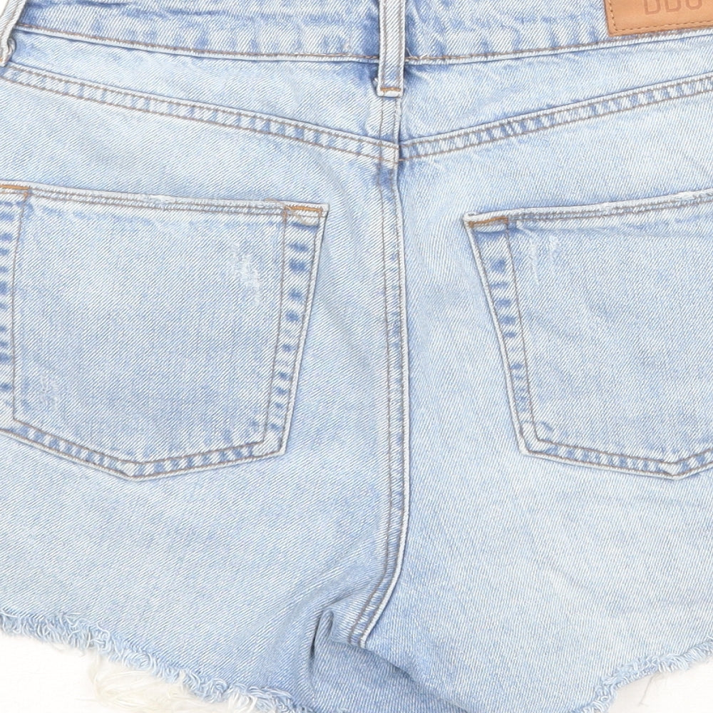BDG Womens Blue Cotton Cut-Off Shorts Size 27 in Regular Zip
