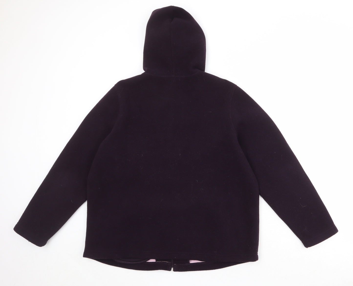 Bonmarché Womens Purple Jacket Size M Zip