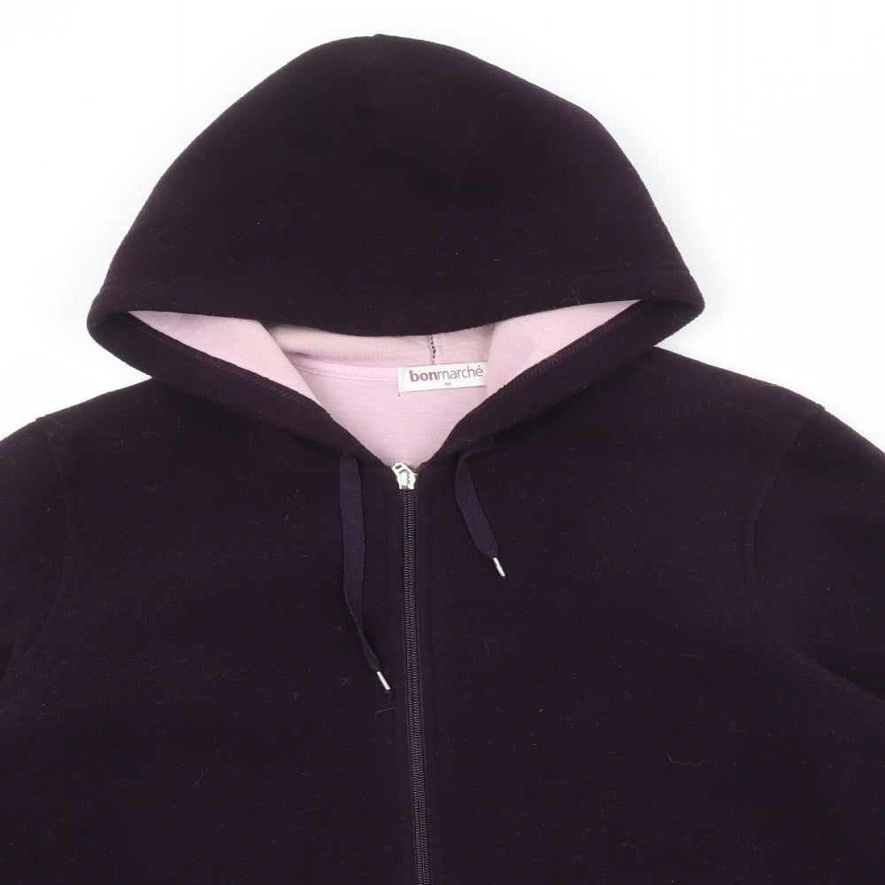 Bonmarché Womens Purple Jacket Size M Zip