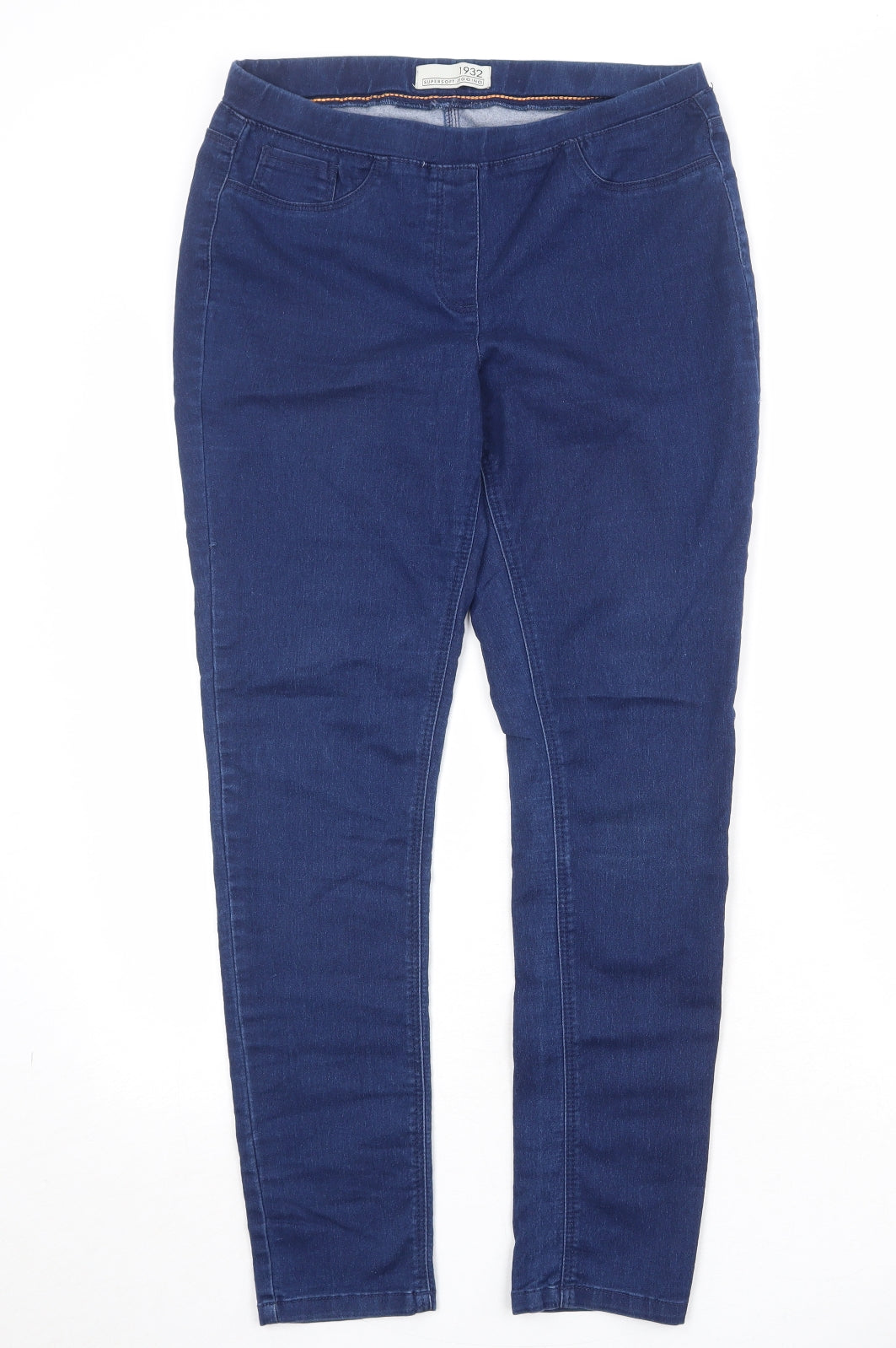 South Womens Blue Cotton Skinny Jeans Size 12 Regular