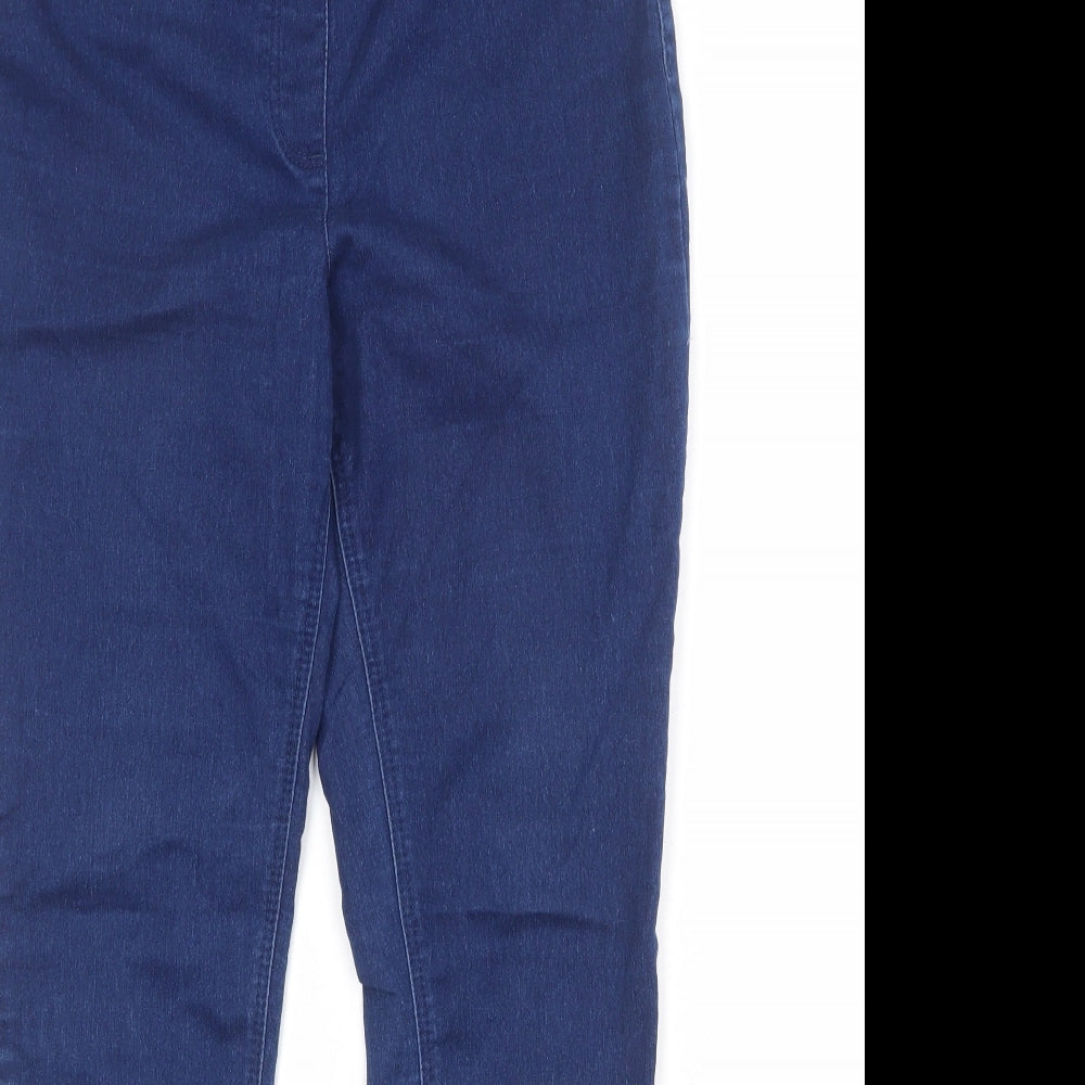 South Womens Blue Cotton Skinny Jeans Size 12 Regular